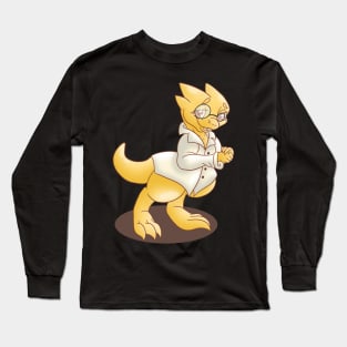 Alphys's gentle smile Long Sleeve T-Shirt